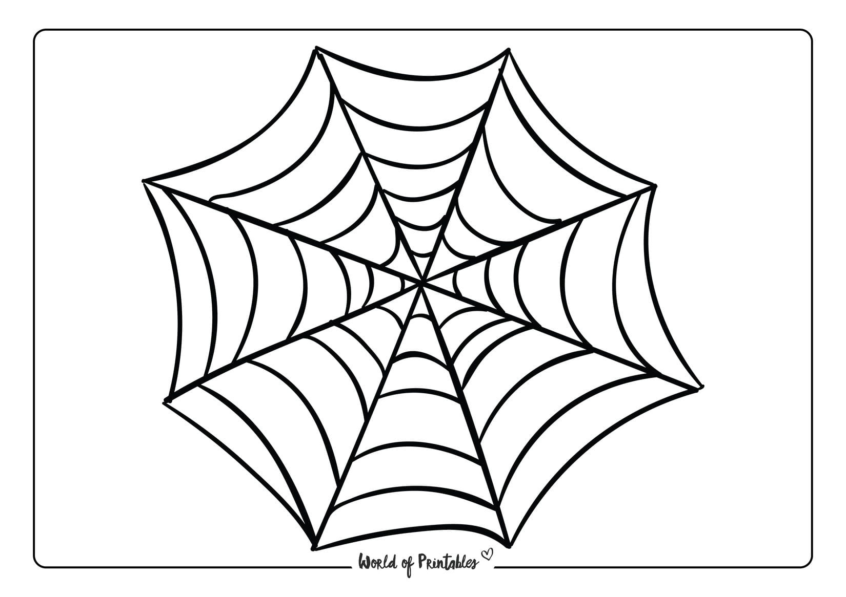 Spiderweb Printables - World Of Printables in Spider Web Stencil Printable