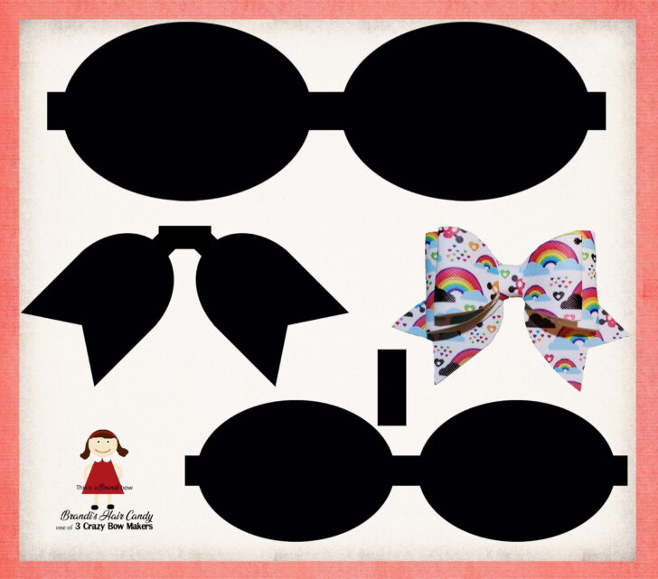 Faux Leather Bow Template Free Printable