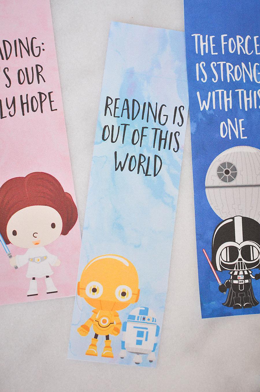 Star Wars Bookmarks - Free Printables For Kids - Our Handcrafted Life with regard to Star Wars Bookmarks Printable