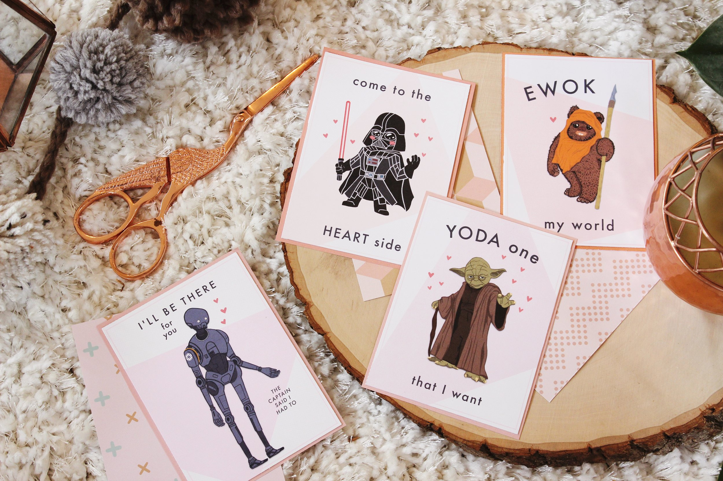 Star Wars Valentines | Free Printable — Emorie Kidder inside Free Star Wars Printable Valentines