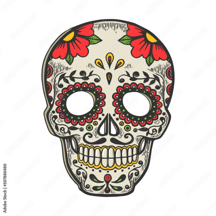 Day of Dead Printable Masks