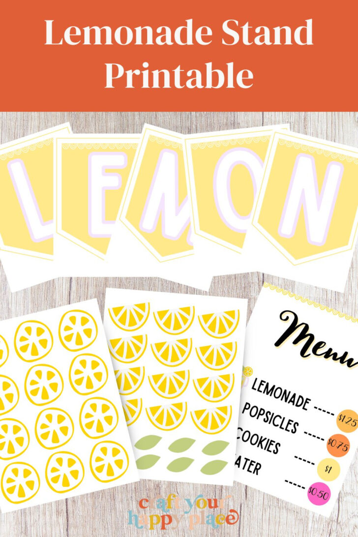 Lemonade Stand Printables Free
