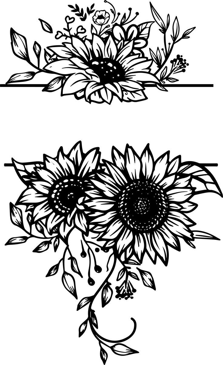 Sunflower 10 inside Printable Wood Burning Designs