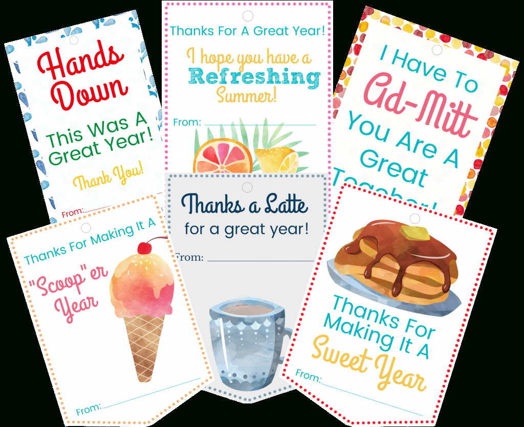 Teachers Gifts They Will Love &amp;amp; You Will Too – With Free Printable inside End Of Year Teacher Gift Tags Free Printable