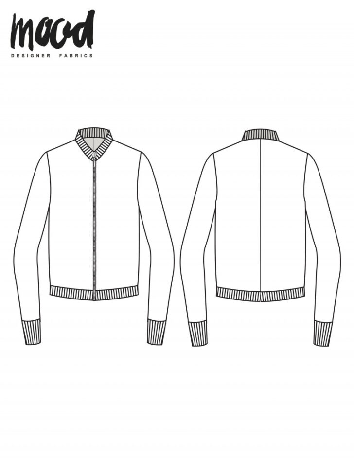 Printable Bomber Jacket Pattern Free