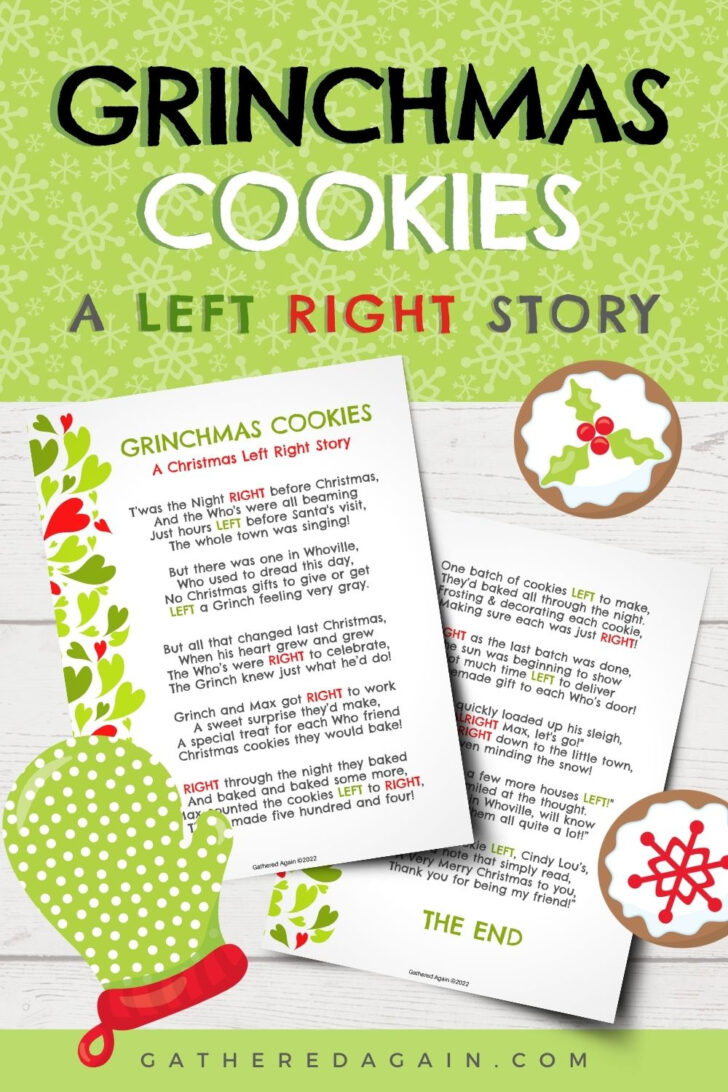 Free Printable Grinch Left Right Game