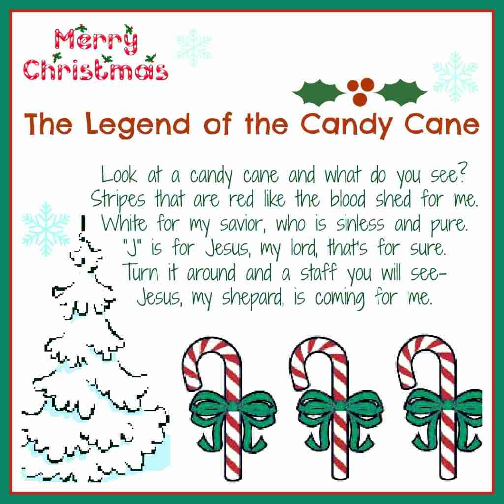 The Legend Of The Candy Cane: Free Printable And A Giveaway regarding Legend of the Candy Cane Free Printables