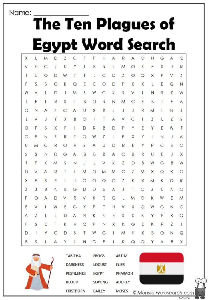 10 Plagues of Egypt Free Printables