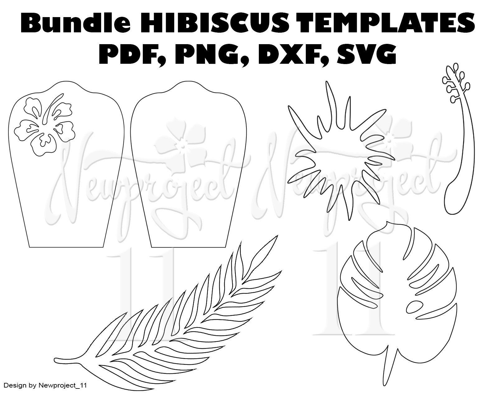 Tissue Paper Flower Petal Template 8Fe with Printable Hibiscus Paper Flower Template Free