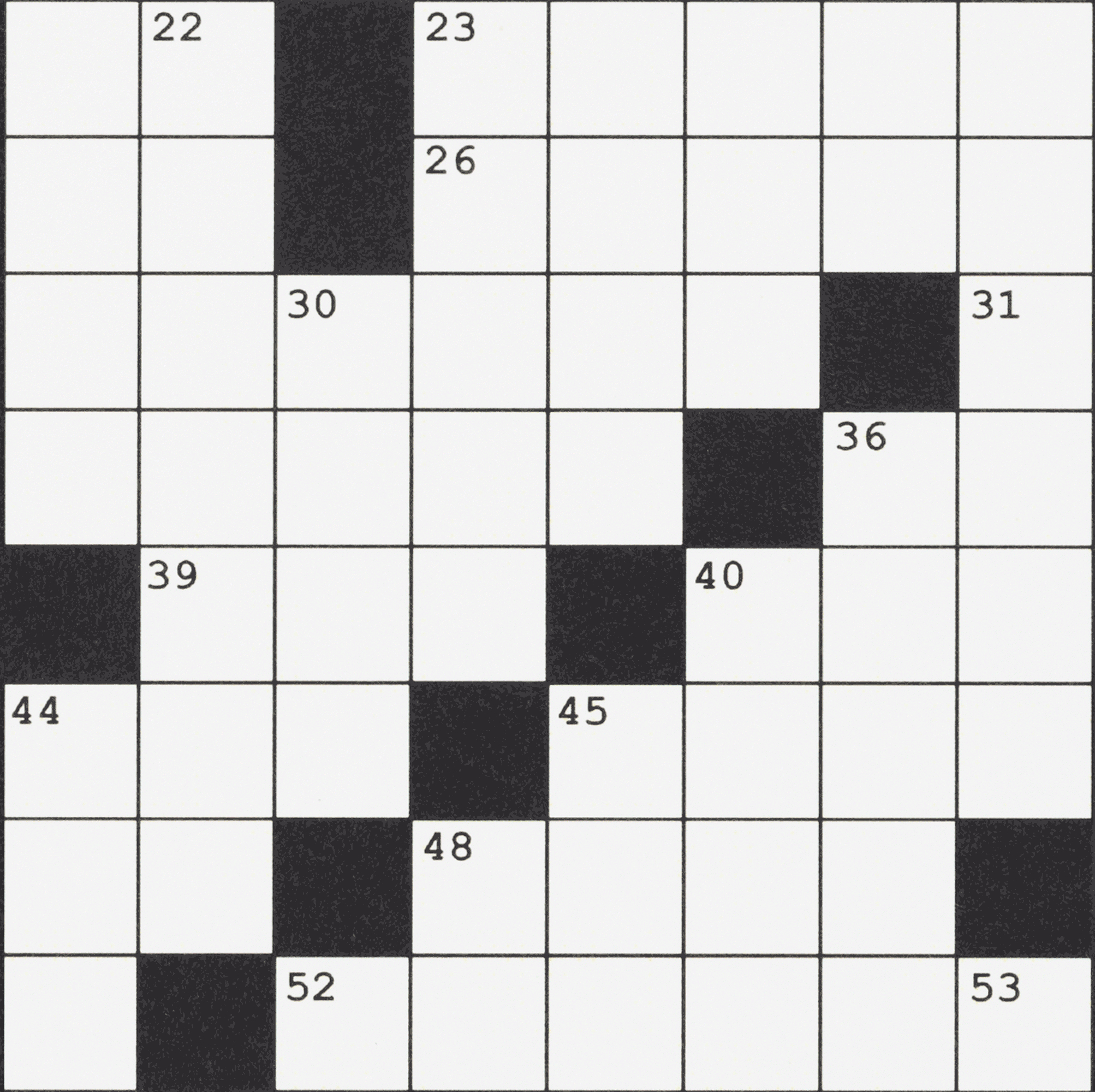 Today&amp;#039;S Crossword Too Easy? Try Solving Down Clues Only - Wsj for Wall Street Journal Crossword Printable
