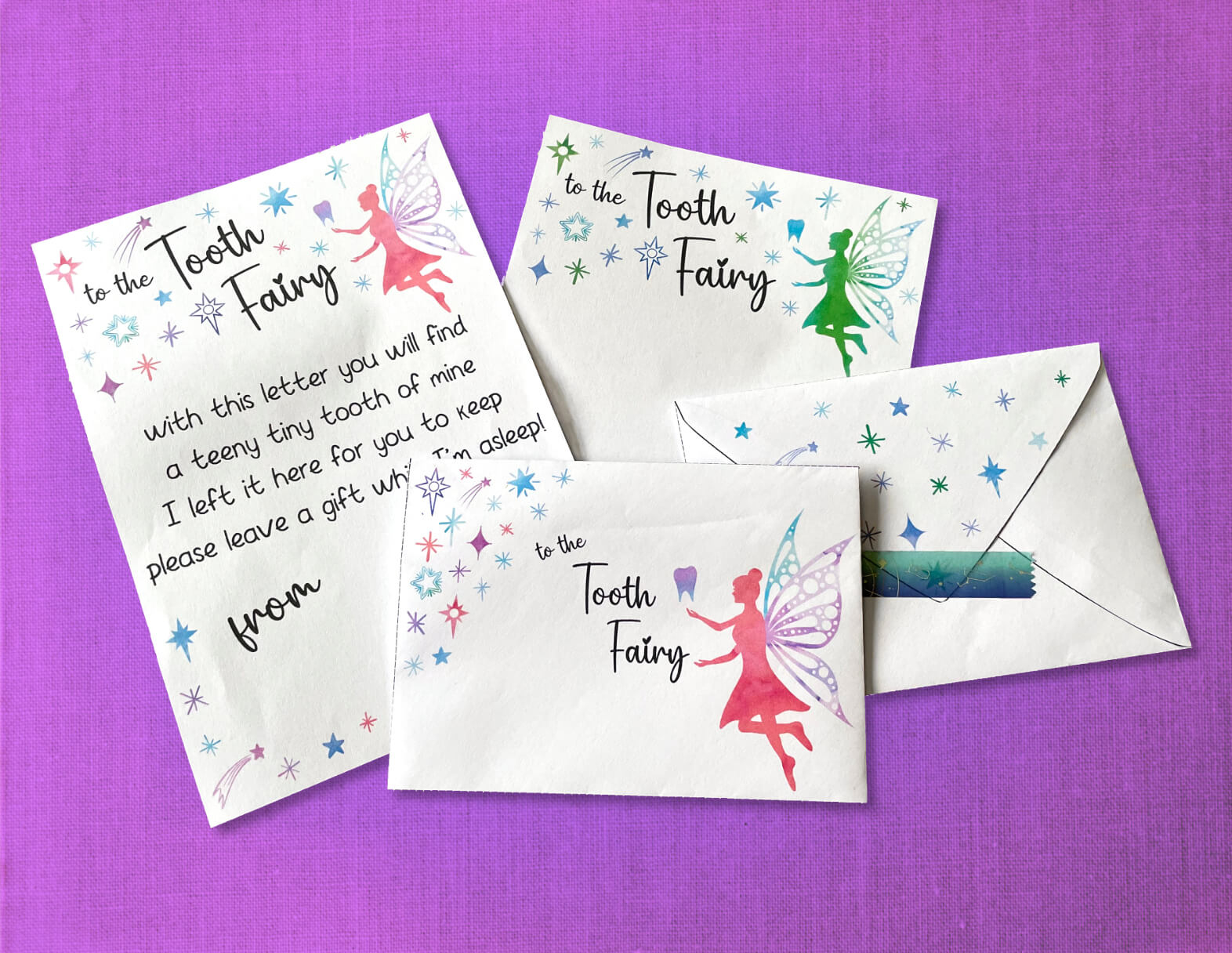 Tooth Fairy Envelope &amp;amp; Letter – Free Printables | Mama Geek pertaining to Free Printable Mini Tooth Fairy Letter