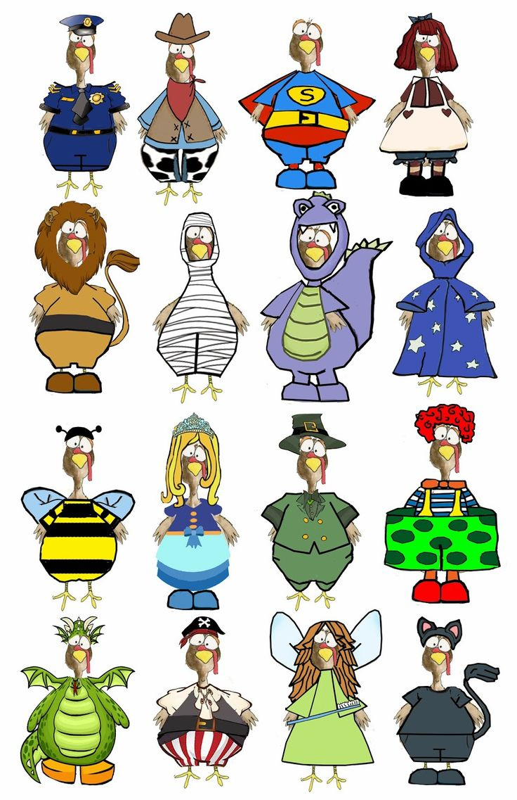 Turkey Costumes For Story Writing intended for Free Printable Turkey in Disguise Printable Outfits