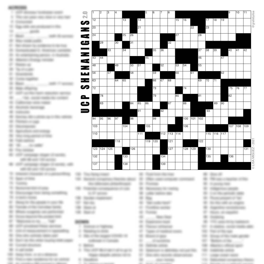 Ucp Shenanigans 2.0 Free Printable Crossword Puzzle | Grafxbylisa throughout Crossword Puzzles Free Printables