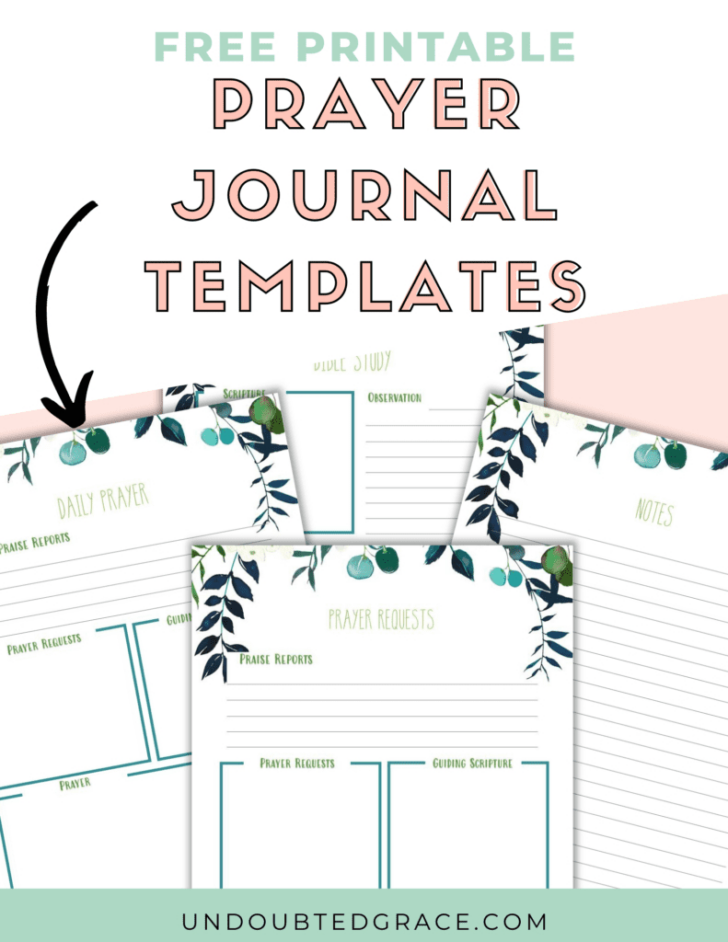 Free Printable Prayer Journal Sheets