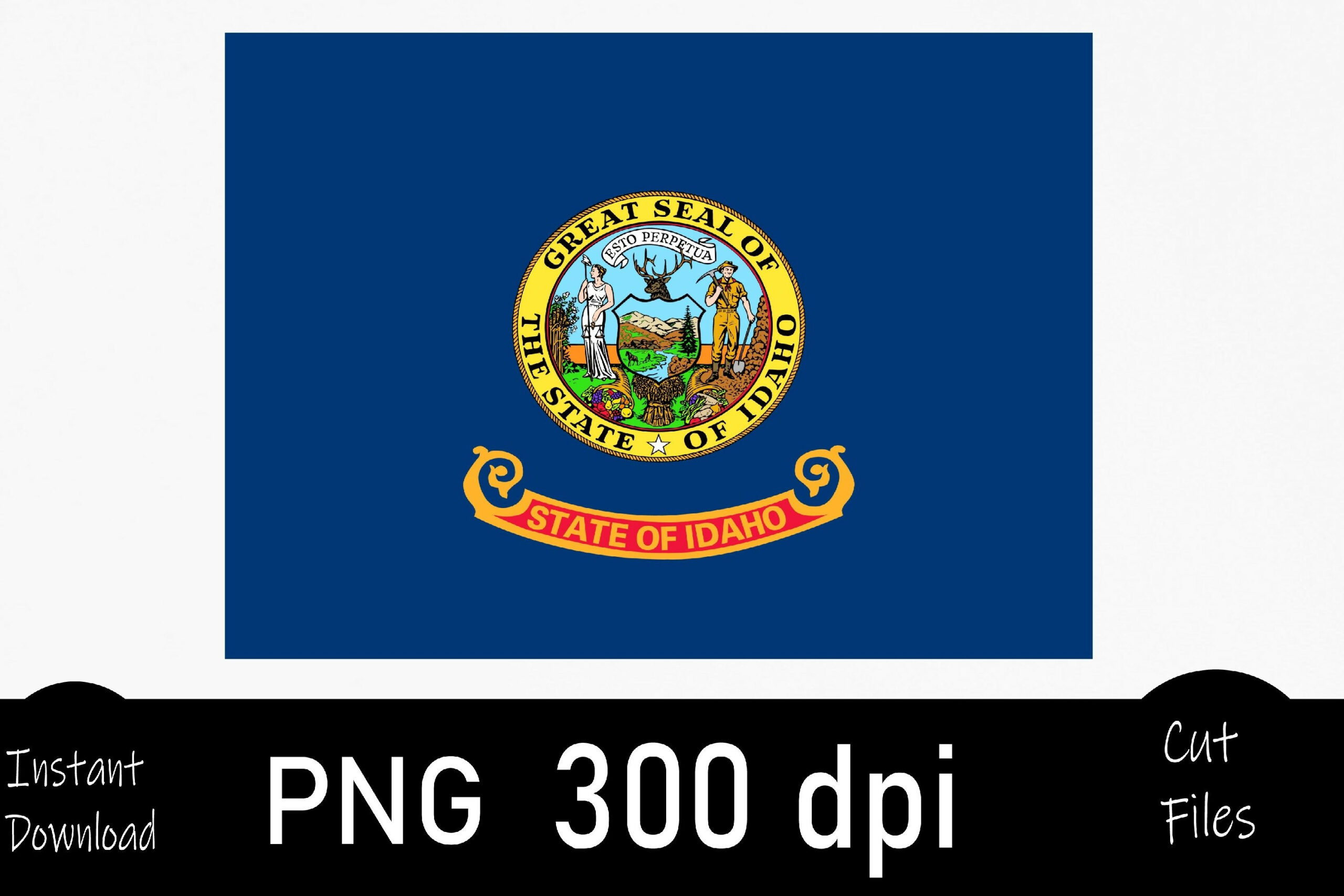 Us States Svg intended for Idaho State Flag Printable