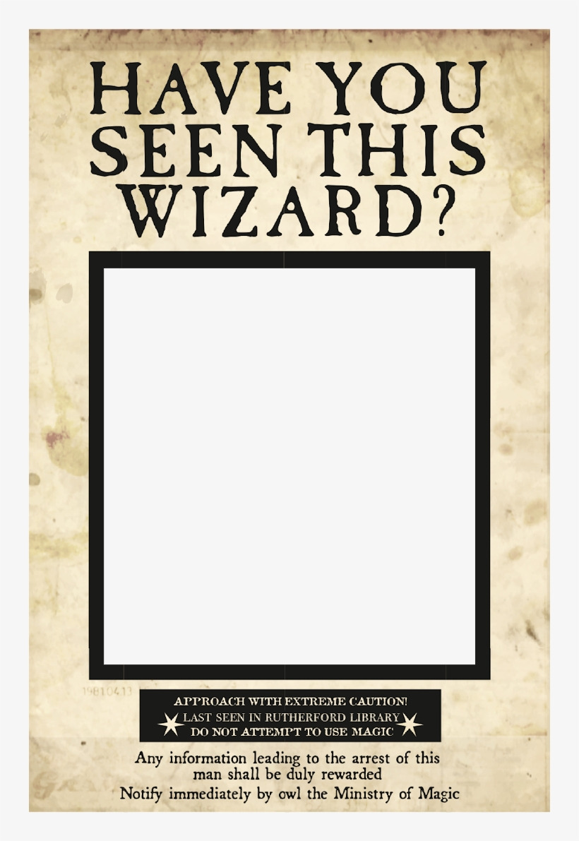 Uses The Wanted Poster From - Harry Potter Have You Seen This in Harry Potter Wanted Poster Free Printable