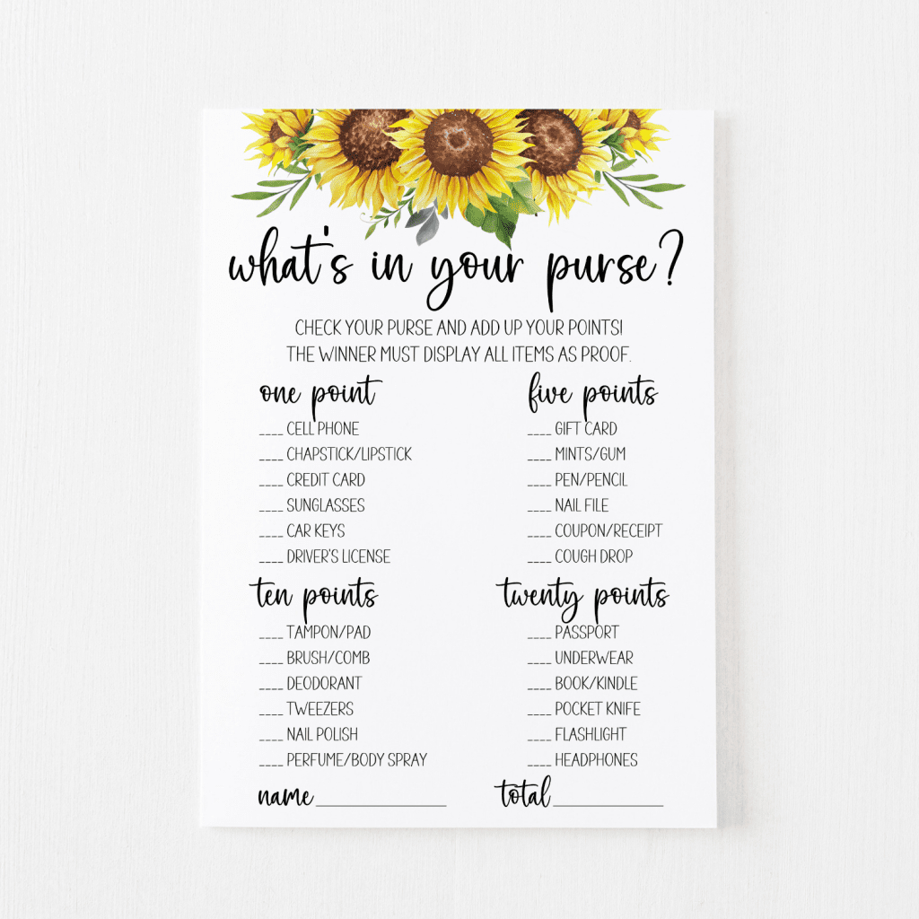 What&amp;#039;S In Your Purse? Game Free Printable | Modern Moh regarding Free Printable What&amp;amp;#039;s in Your Purse Game
