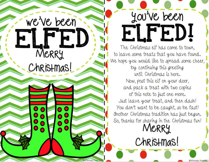 I Ve Been Elfed Free Printable