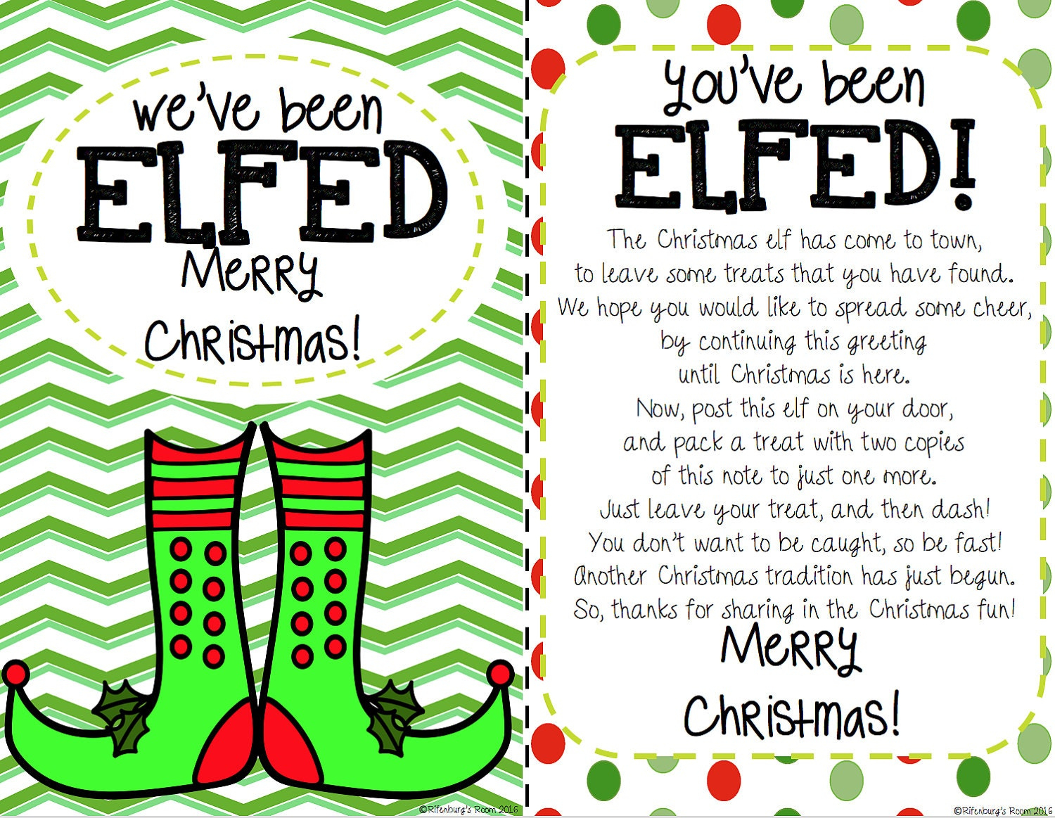 You&amp;#039;Ve Been Elfed Sign, Elf Printable, Elfed Sign, Elfed Printable pertaining to I Ve Been Elfed Free Printable