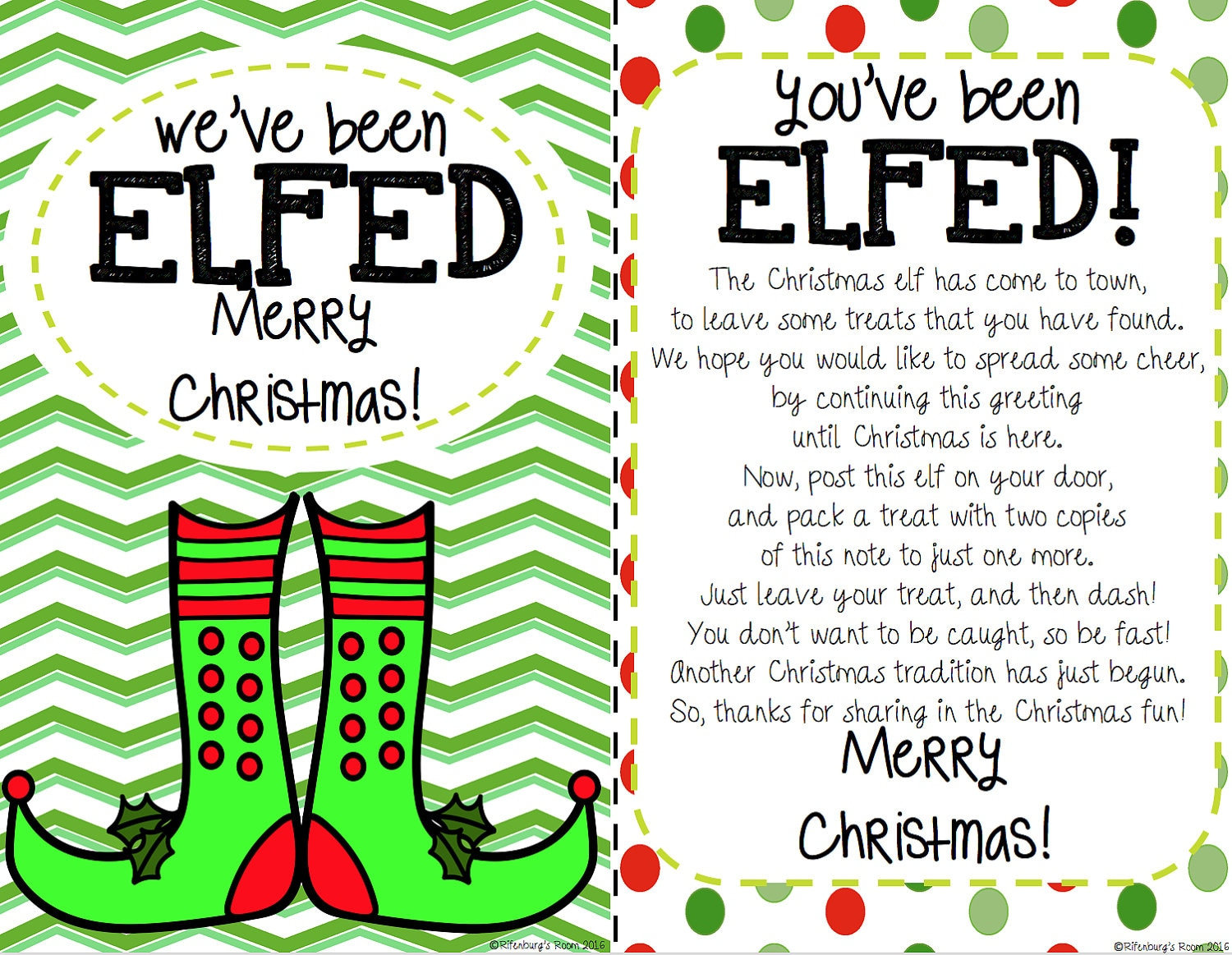 You&amp;#039;Ve Been Elfed Sign, Elf Printable, Elfed Sign, Elfed Printable pertaining to You Ve Been Elfed Free Printable