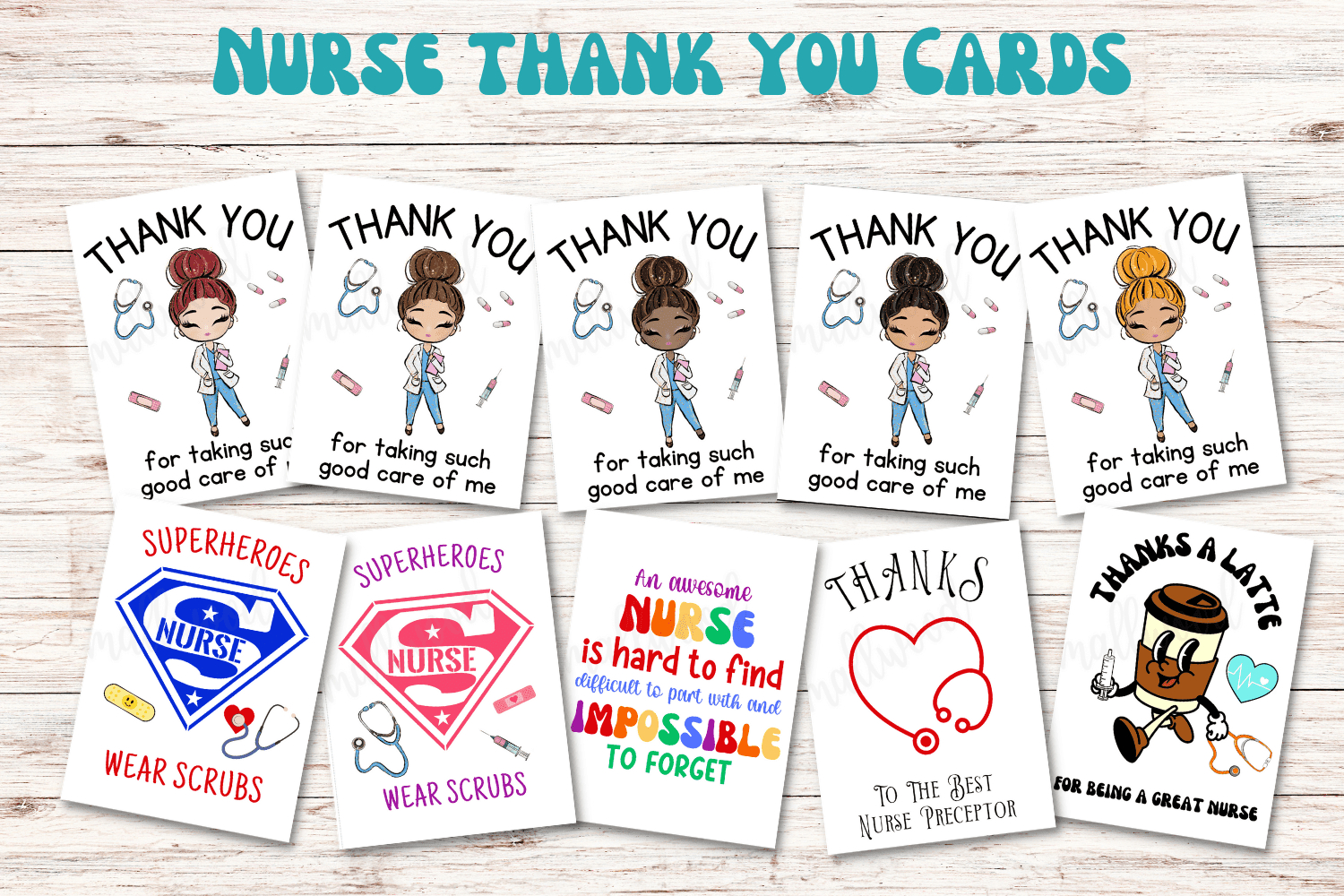 10 Cute Nurse Thank You Cards (Free Printable) - Cassie Smallwood within Free Printable Cards For Nursing Homes
