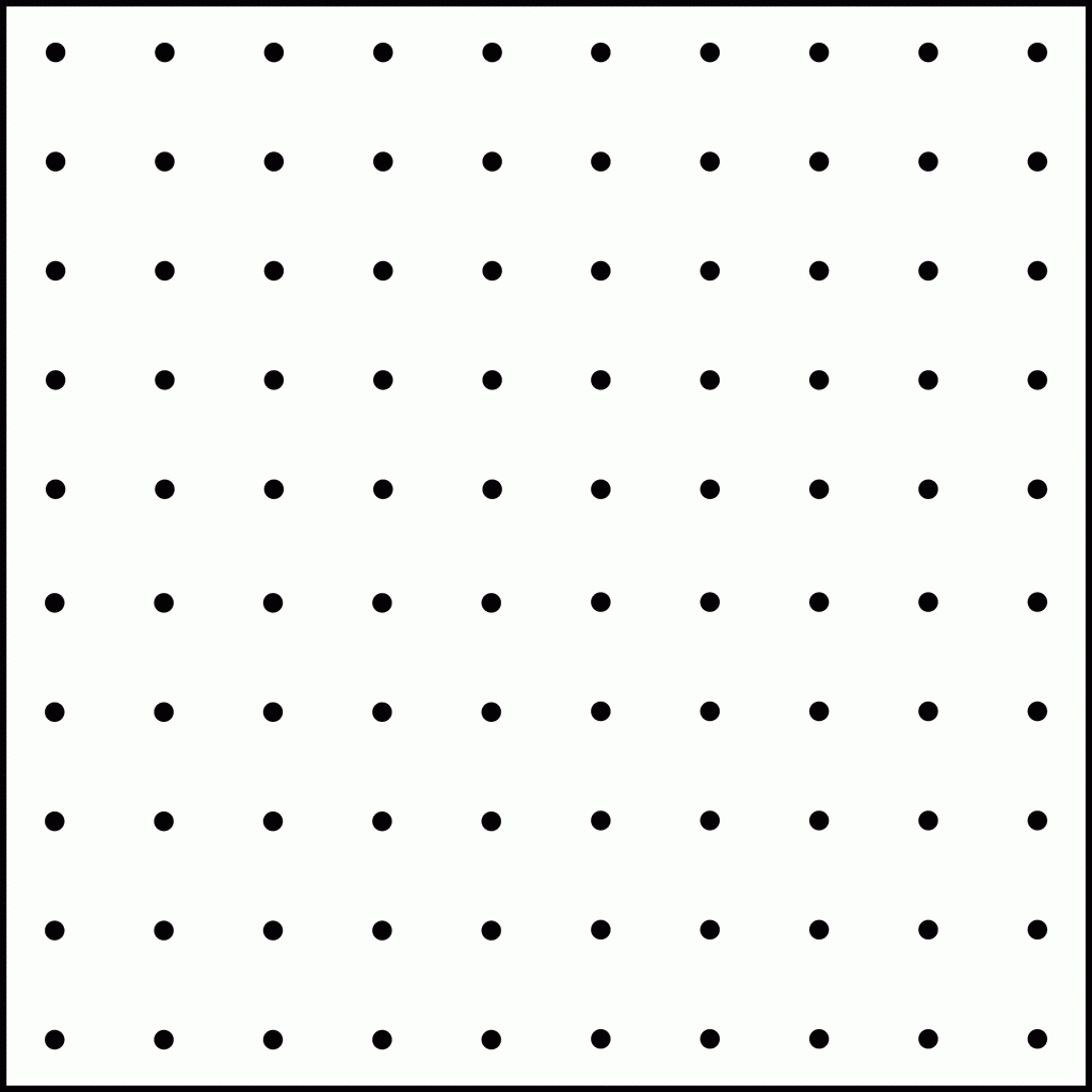 10-Dot Geoboard | Clipart Etc for Geoboard Patterns Free Printable