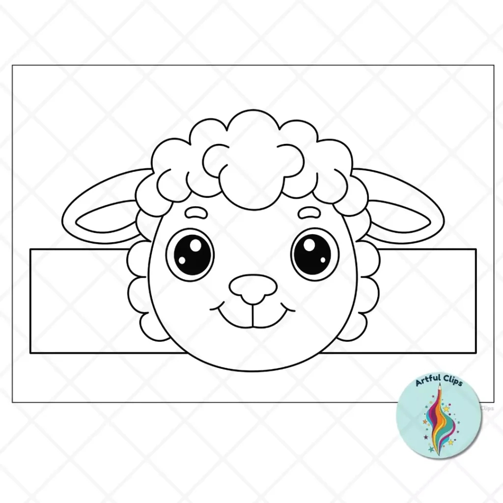 10 Farm Animal Headbands For Fun Crafts &amp;amp; Dramatic Play for Printable Sheep Ears Template