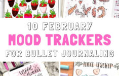 10 February Bullet Journal Mood Trackers — Sweet Planit with regard to February Mood Tracker Printable