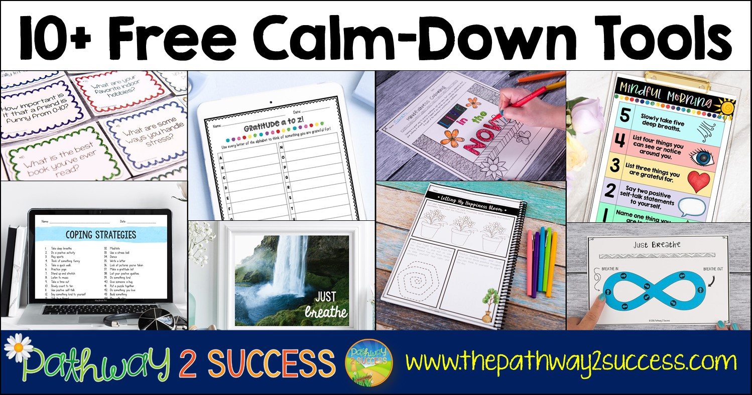 10+ Free Calm-Down Tools - The Pathway 2 Success within Calm Down Kit Free Printables