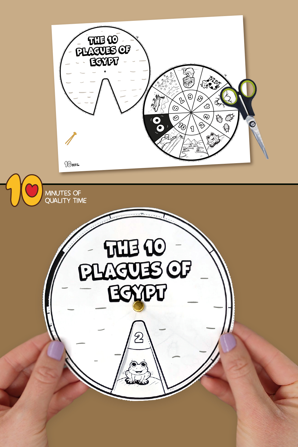 10 Plagues Of Egypt Wheel – 10 Minutes Of Quality Time in 10 Plagues Wheel Printable Free