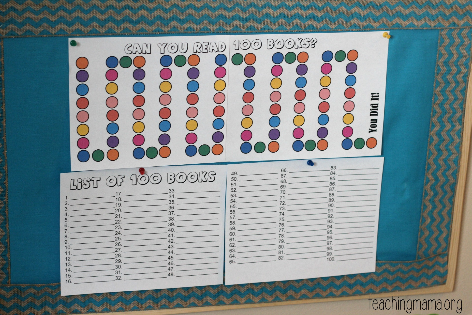 100 Books Summer Reading Challenge with 100 Books of Summer Printable
