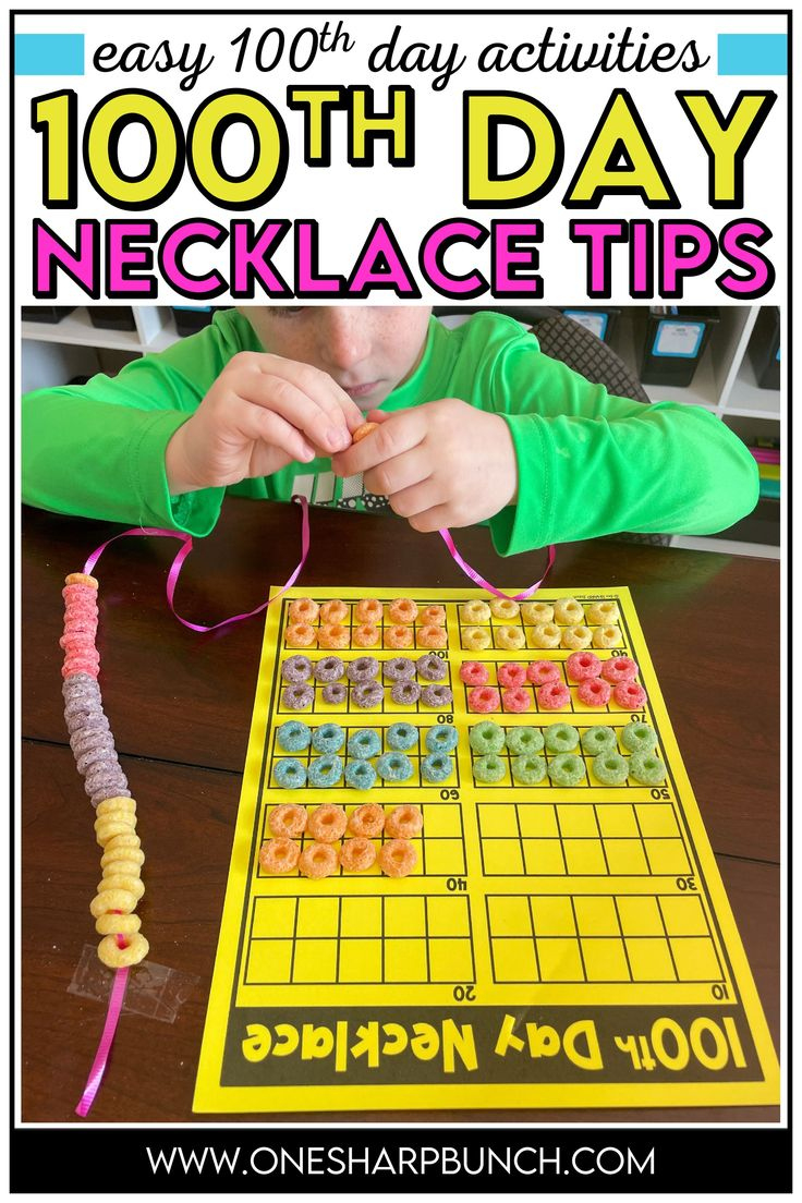 100Th Day Necklace Tips &amp;amp; Tricks with regard to 100th Day Necklace Printable