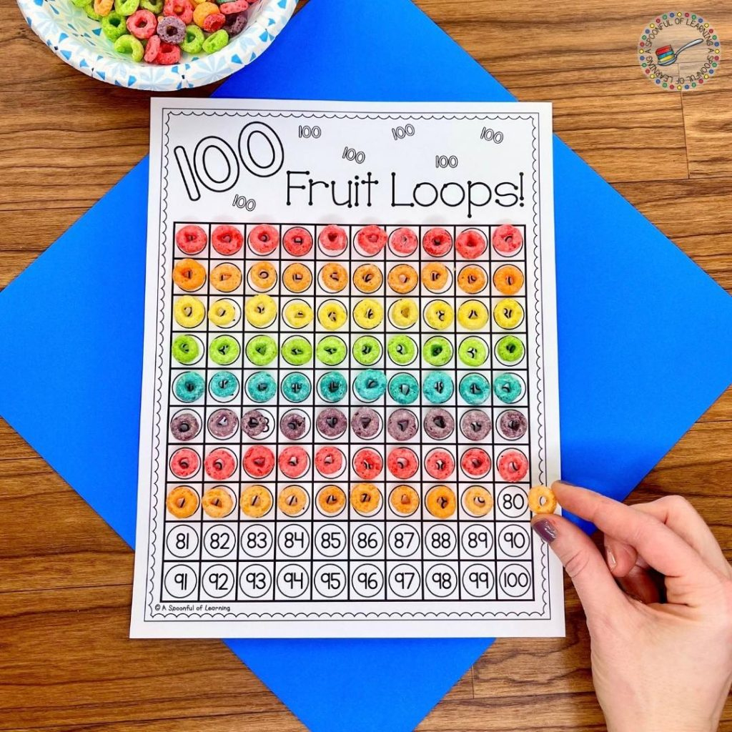 100Th Day Of School Crafts For Kindergarten - A Spoonful Of Learning within 100th Day Necklace Printable