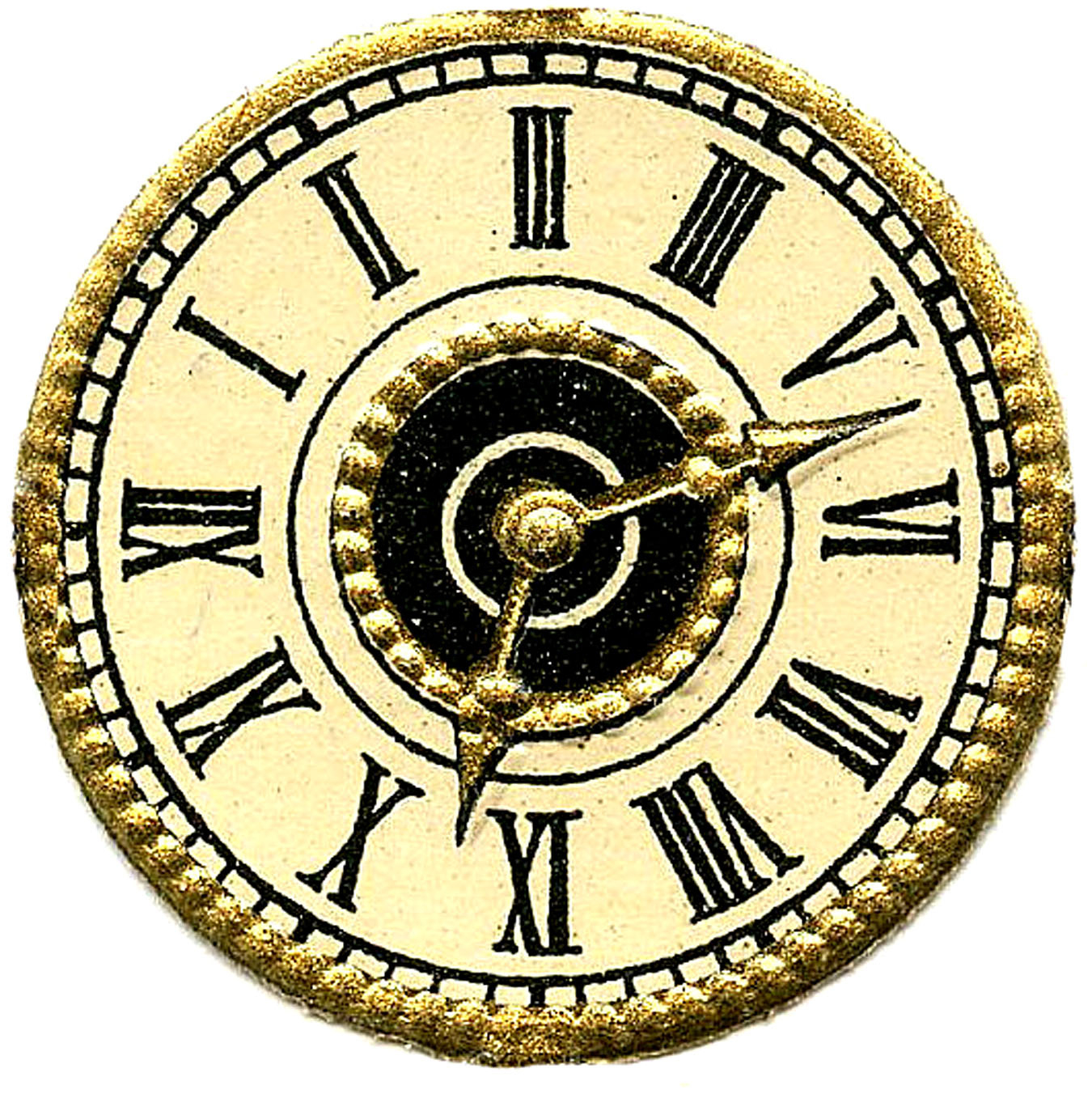 16 Clock Face Images - Print Your Own! - The Graphics Fairy in Free Printable Vintage Clock Face Printable