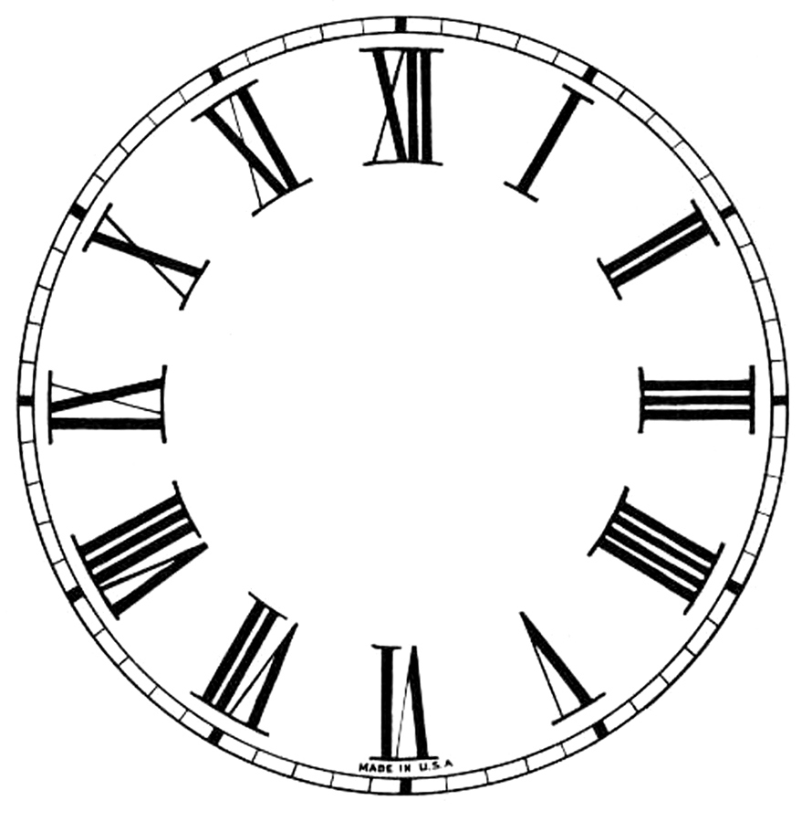 16 Clock Face Images - Print Your Own! - The Graphics Fairy inside Free Printable Vintage Clock Face Printable