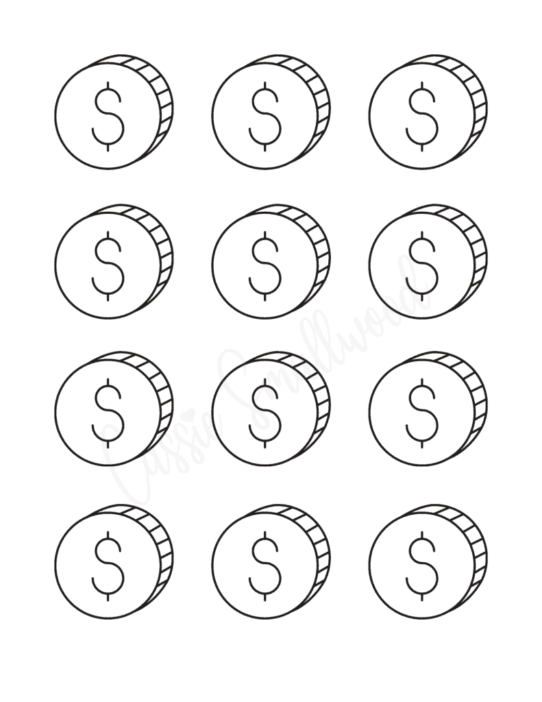 17 Cute Pot Of Gold Templates - Cassie Smallwood with regard to Free Printable Gold Coins