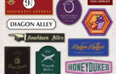 17 Diagon Alley Signs Harry Potter Party Wtihpropprintables for Diagon Alley Sign Printable Free