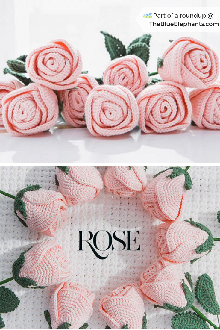 20 Free Patterns For Crochet Flowers &amp;amp; What To Do With Them | intended for Free Printable Crochet Rose Pattern