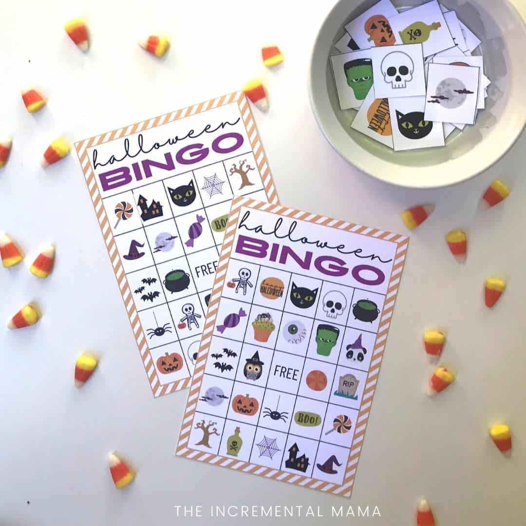 20 Free Printable Halloween Bingo Cards For Kids - The Incremental pertaining to Free Printable Halloween Bingo Cards For 20 Players