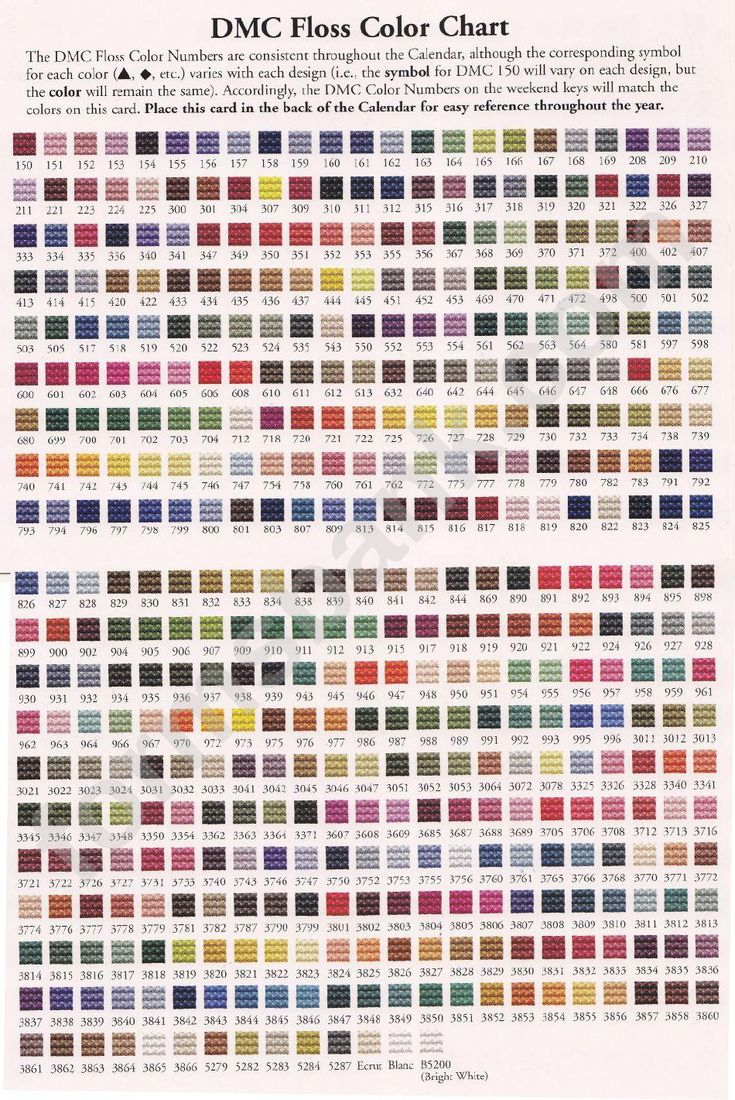 21 Dmc Ideas | Cross Stitch Floss, Dmc Floss Chart, Cross Stitch with Checklist Free Printable Dmc Color Chart