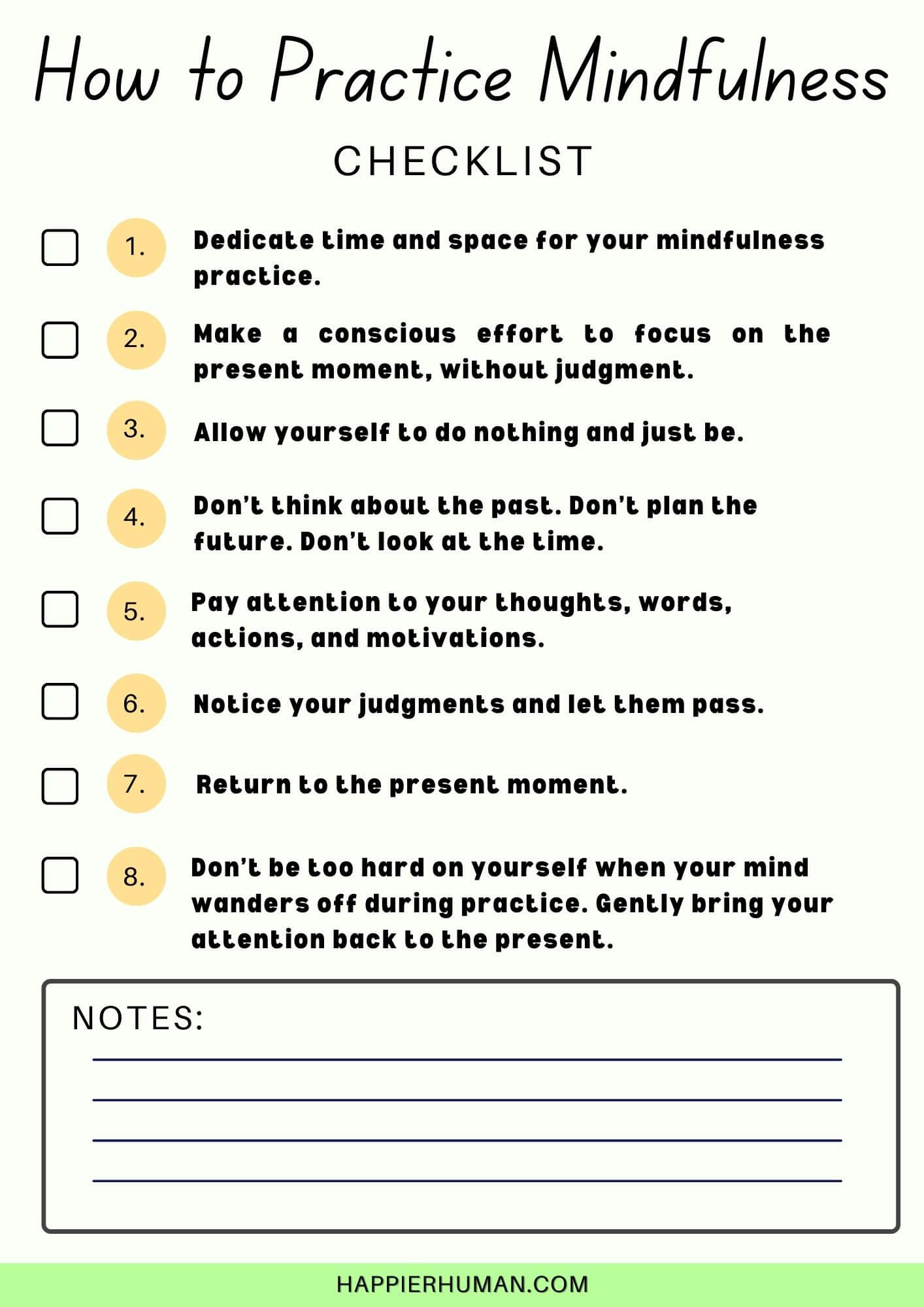 23 Printable Mindfulness Worksheets For Adults In 2024 - Happier Human for Free Printable Mindfulness Worksheets