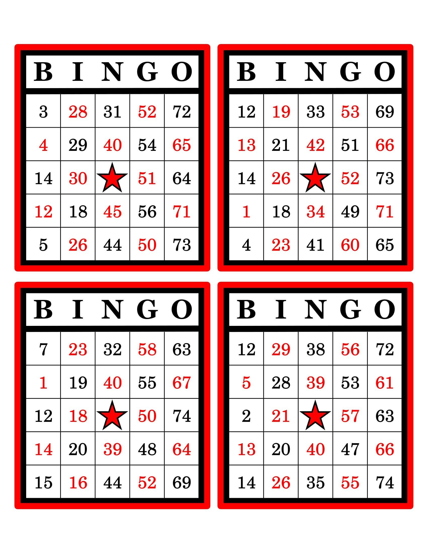 24 Ideas De Tablas De Bingo | Tablas De Bingo, Bingo, Cartas De Bingo with regard to Printable Bingo Cards 4 Per Page