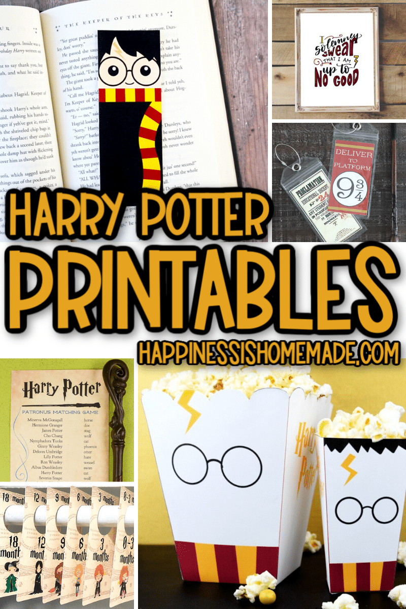 25+ Free Harry Potter Printables - Happiness Is Homemade in Harry Potter Birthday Card Printables Free