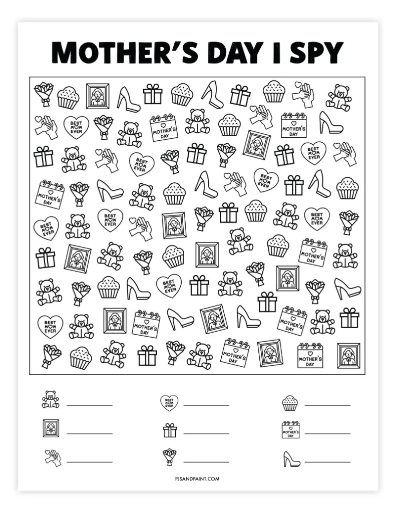 28 Free Printable I Spy Games - Pjs And Paint for Free Printable I Spy Games