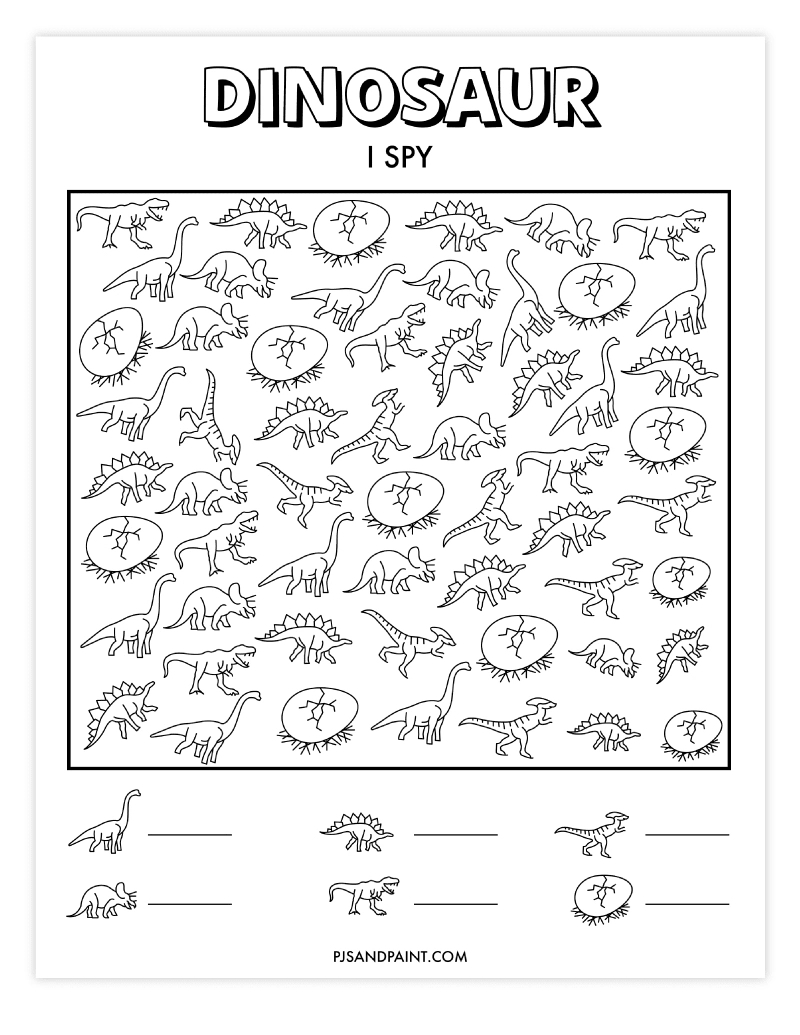 28 Free Printable I Spy Games - Pjs And Paint regarding Free Printable I Spy Games