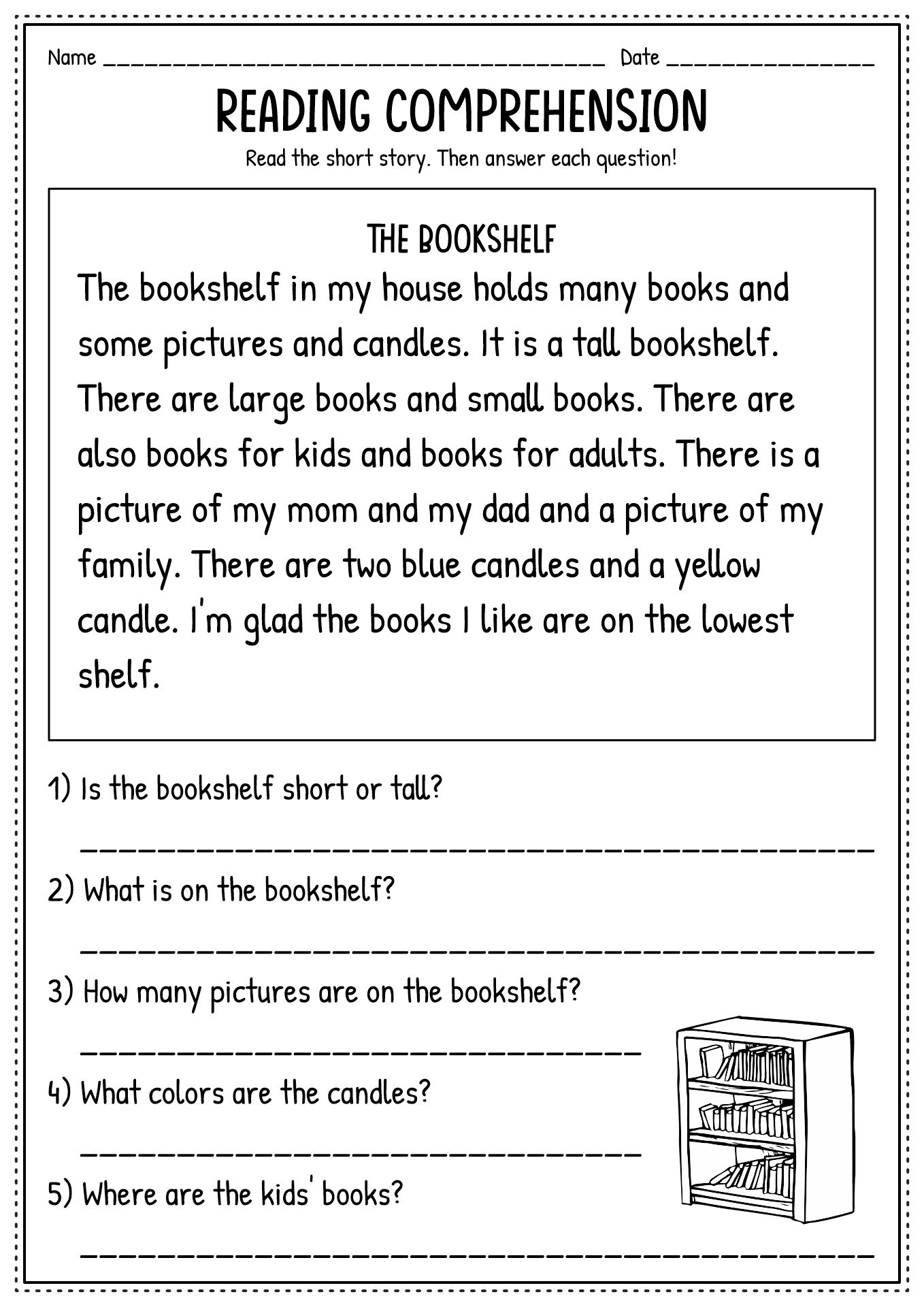 2Nd Grade Reading Comprehension Worksheets - Worksheets Library in Reading Worksheets Printable For 2nd Grade