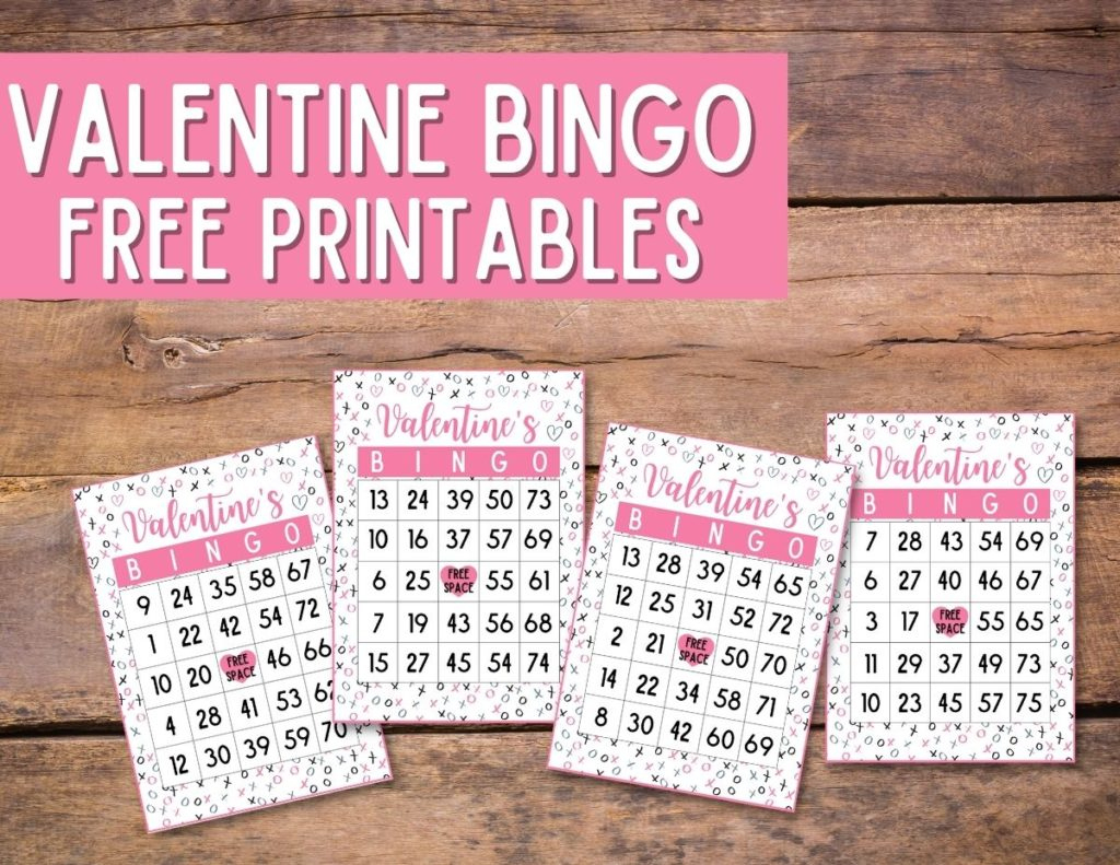 30 Free Printable Valentine Bingo Cards With Numbers - Originalmom intended for Free Printable Valentine Bingo Cards With Numbers