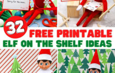 32 Free Elf On The Shelf Printable Notes – Play Party Plan within Elf on the Shelf Free Printables