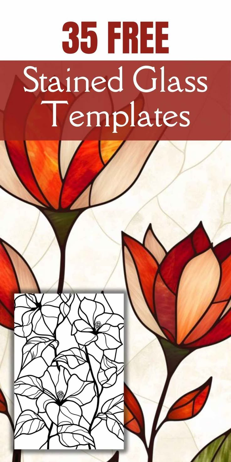 35 Free Printable Stained Glass Patterns! within Simple Stained Glass Patterns Printable