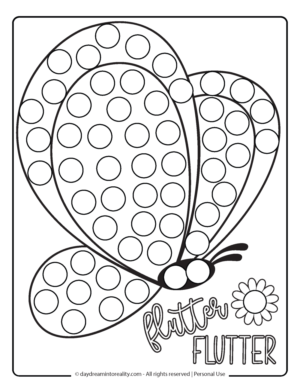 35+ Spring Dot Marker Pages | Free Pdf Printables! ~ Daydream Into intended for Do a Dot Art Printables Free
